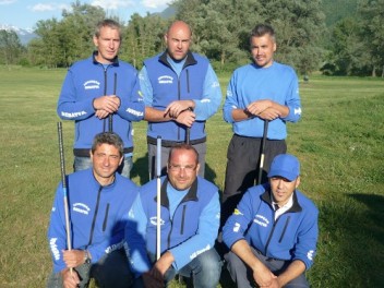 L’équipe de 1ère catégorie : Piero, Terence, Raphael, Stefano, René et Rudy