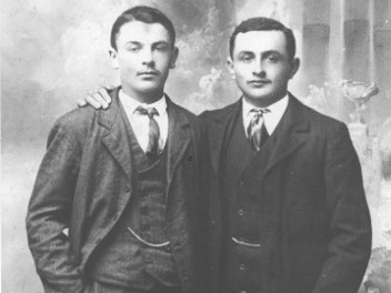 Maxime Quendoz né en 1896 et Benoit Bionaz né en 1894